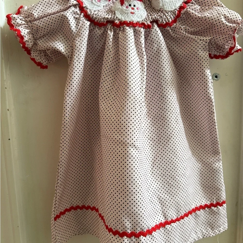 Smocked Santa Dress